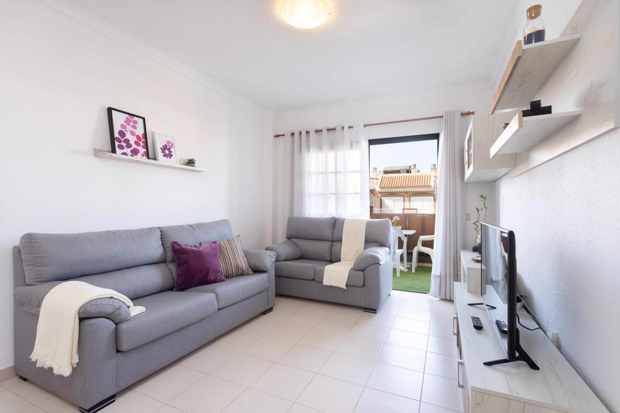 Agradable Piso Con Piscina & Playa Terraza Y Wifi Apartment Costa Del Silencio Bagian luar foto