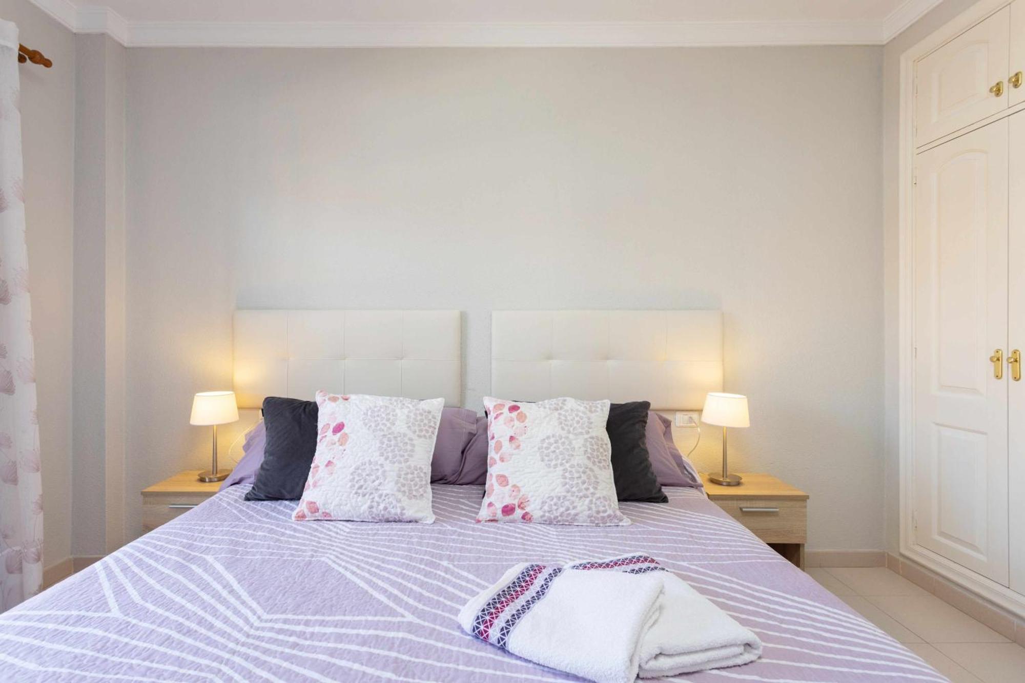 Agradable Piso Con Piscina & Playa Terraza Y Wifi Apartment Costa Del Silencio Bagian luar foto